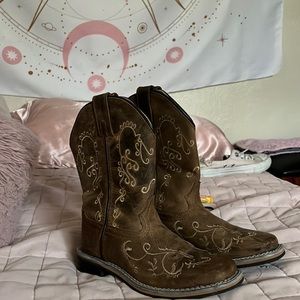 girl cowboy boots size 1